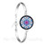 Mandala Photo Art Glass Cabochon Sacred Geometric Bracelet