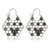 Boho Vintage Gold Sliver Flower Alloy Dangler Earrings