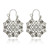 Boho Vintage Gold Sliver Flower Alloy Dangler Earrings