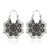 Boho Vintage Gold Sliver Flower Alloy Dangler Earrings
