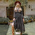 Embroidery Vintage Dress - Ishka