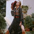 Embroidery Vintage Dress - Ishka