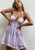 Women Cotton Lace Backless Mini Dress