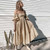 Summer Ruffle Plain Holiday Long Sundress