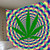 Boho Murale Chambre Trippy Leaf Tapestry Home Decor - 85x75cm