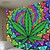Boho Murale Chambre Trippy Leaf Tapestry Home Decor - 85x75cm