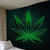 Boho Murale Chambre Trippy Leaf Tapestry Home Decor - 85x75cm
