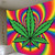 Boho Murale Chambre Trippy Leaf Tapestry Home Decor - 85x75cm