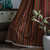 Boho Geometric Cotton Linen Tassel Decorative Curtain - RINGS TOP