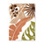 Monstera Palm Abstract Geometric Canvas Painting (21x30cm Unframed)