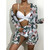 Women Printed High Waist Sexy Bikini And Cover Set - Large