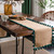 Natural Bohemian Style With Tassels Table Runner - 30x160cm