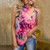Casual Tie Dye Ropa Mujer T Shirt  For Women - size Medium