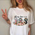 Women Leopard Skull Graphic  Cow Bull  T-shirt For Women - Size Large