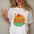 Women Leopard Skull Graphic  Cow Bull  T-shirt For Women - Size Small