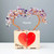 Natural Gemstone Heart Shape Crystal Tree of Life Mineral Specimen