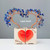 Natural Gemstone Heart Shape Crystal Tree of Life Mineral Specimen