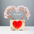 Natural Gemstone Heart Shape Crystal Tree of Life Mineral Specimen