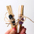 Scared Raw Stone With Selenite Hemp Rope Binding Set Collection