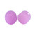 White Pink Saddle Expander Stretcers Earrings 2PC - size 8mm
