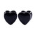 White Pink Saddle Expander Stretcers Earrings 2PC - 18mm