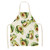 Tropical Avocado  Cotton Linen Waist Bib Apron 53*65cm