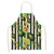 Tropical Avocado  Cotton Linen Waist Bib Apron 53*65cm