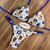 Women's Multicolor Push up Sexy Bikini Set - size Large
