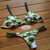 Women's Multicolor Push up Sexy Bikini Set - size Large