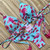 Women's Multicolor Push up Sexy Bikini Set - size Large