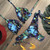 Women's Multicolor Push up Sexy Bikini Set - size Large