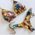 Women's Multicolor Push up Sexy Bikini Set - size Large