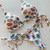 Strappy Bandage Halter Brazilian with Tassel Push Up Bikini Set