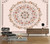 Boho Hippie Moon Phase Mandala Cloth Tapestry (XS-100cmX70cm)