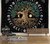 Boho Hippie Moon Phase Mandala Cloth Tapestry (XS-100cmX70cm)