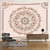 Boho Hippie Moon Phase Mandala Cloth Tapestry (S-150cmX100cm)