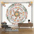 Boho Hippie Moon Phase Mandala Cloth Tapestry (S-150cmX100cm)