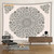 Boho Hippie Moon Phase Mandala Cloth Tapestry (S-150cmX100cm)