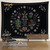 Boho Hippie Moon Phase Mandala Cloth Tapestry (S-150cmX100cm)