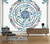 Boho Hippie Moon Phase Mandala Cloth Tapestry (L-200cmX150cm)