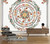 Boho Hippie Moon Phase Mandala Cloth Tapestry (L-200cmX150cm)