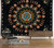 Boho Hippie Moon Phase Mandala Cloth Tapestry (L-200cmX150cm)