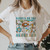 90s Smile Letter Short Sleeve Female Cartoon T-Shirt - Size XXL