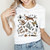 Summer Witch Magic Trend Cartoon Graphic T-Shirt - size XL