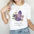 Summer Witch Magic Trend Cartoon Graphic T-Shirt - XXXL