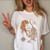 Love Heart New Style Trend Graphic T-shirt - Size Medium