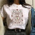 Summer Punk Harajuku Printed Art Aesthetic T-shirt - size XL