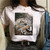 Summer Punk Harajuku Printed Art Aesthetic T-shirt - size XL