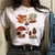 Summer Punk Harajuku Printed Art Aesthetic T-shirt - size XL