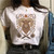 Summer Punk Harajuku Printed Art Aesthetic T-shirt - size XL